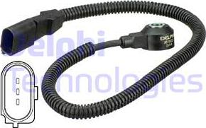 Delphi AS10222 - Knock Sensor www.parts5.com