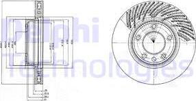 Delphi BG9949 - Disc frana www.parts5.com