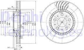 Delphi BG9514 - Disc frana www.parts5.com