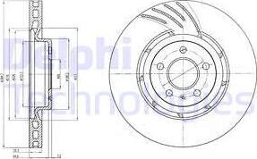 Delphi BG9052 - Brake Disc www.parts5.com