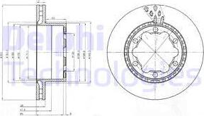 Delphi BG9015 - Disc frana www.parts5.com