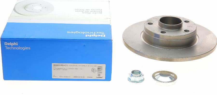 Delphi BG9031RS - Тормозной диск www.parts5.com