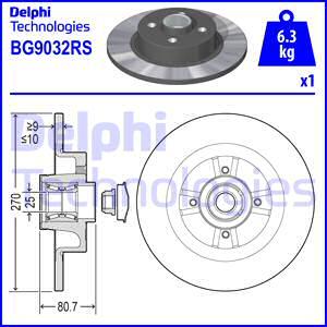 Delphi BG9032RS - Disc frana www.parts5.com