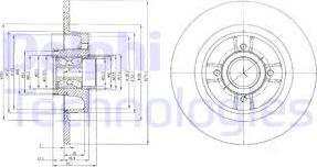 Delphi BG9029RS - Тормозной диск www.parts5.com