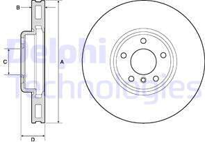 Delphi BG9156C - Piduriketas parts5.com