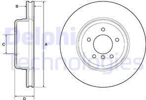 Delphi BG9163C - Brake Disc www.parts5.com