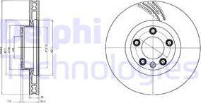 Delphi BG9101C - Disc frana www.parts5.com