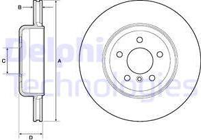 Delphi BG9130C - Brake Disc www.parts5.com