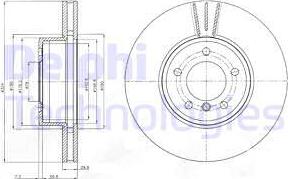 Delphi BG9871C - Brake Disc www.parts5.com