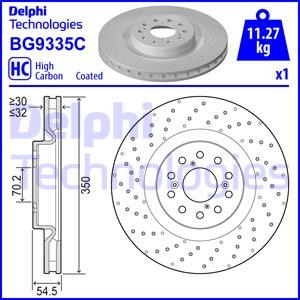 Delphi BG9335C - Brzdový kotouč www.parts5.com