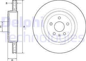 Delphi BG9221C - Disc frana www.parts5.com