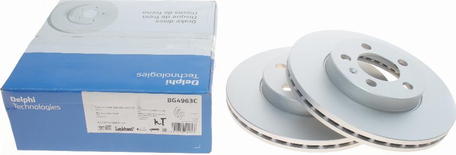 Delphi BG4963C - Disco de freno www.parts5.com