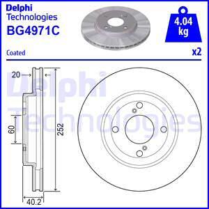 Delphi BG4971C - Brake Disc www.parts5.com