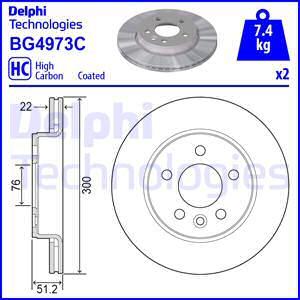 Delphi BG4973C - Brake Disc www.parts5.com