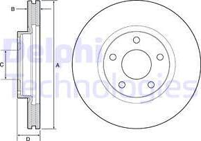 Delphi BG4562C - Brake Disc www.parts5.com