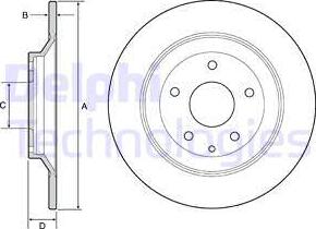 Delphi BG4567C - Brake Disc www.parts5.com