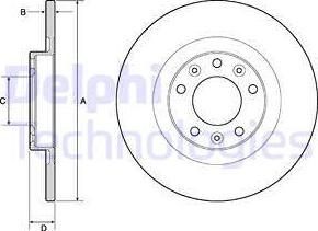 Delphi BG4662C - Fren diski www.parts5.com