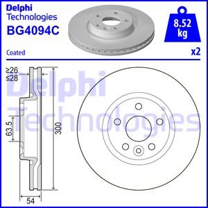 Delphi BG4094C - Brake Disc www.parts5.com