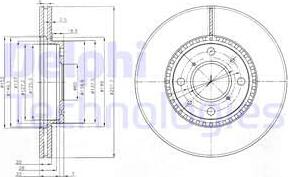 Delphi BG4049C - Brake Disc www.parts5.com