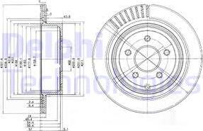 Delphi BG4041 - Disco de freno www.parts5.com