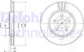 Delphi BG4000 - Brake Disc www.parts5.com