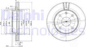 Delphi BG4003 - Brake Disc www.parts5.com