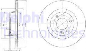 Delphi BG4085 - Brake Disc www.parts5.com