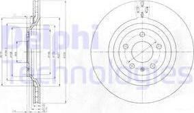 Delphi BG4087 - Disc frana www.parts5.com