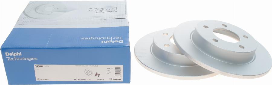 Delphi BG4025C - Féktárcsa www.parts5.com