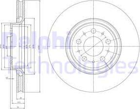 Delphi BG4071 - Disc frana www.parts5.com