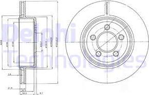 Delphi BG4073 - Brake Disc www.parts5.com