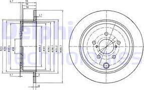 Delphi BG4158 - Δισκόπλακα www.parts5.com