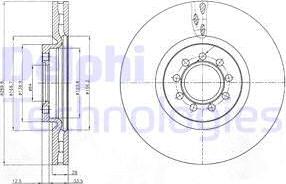 Delphi BG4101 - Disc frana www.parts5.com