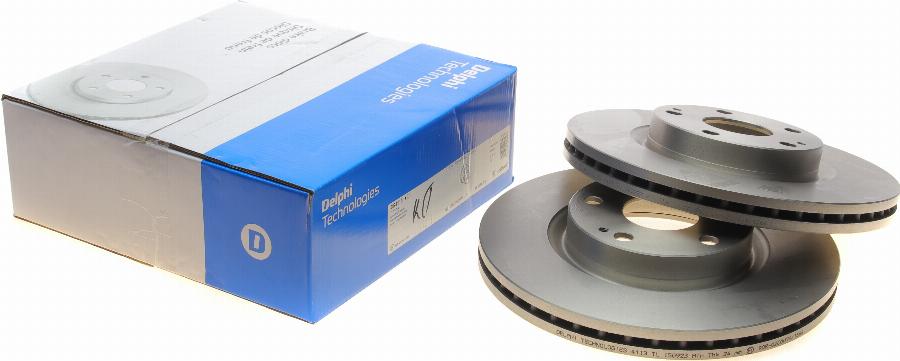 Delphi BG4113 - Kočioni disk www.parts5.com