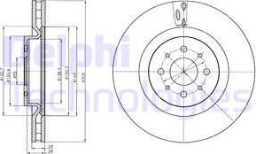 Delphi BG4308 - Disc frana www.parts5.com