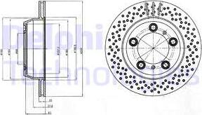 Delphi BG4302C - Disc frana www.parts5.com