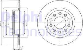 Delphi BG4315 - Brake Disc www.parts5.com