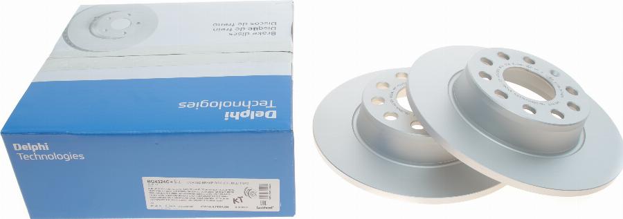 Delphi BG4324C - Zavorni kolut www.parts5.com