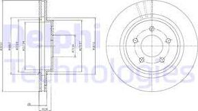 Delphi BG4240C - Disc frana www.parts5.com