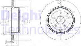 Delphi BG4287 - Тормозной диск www.parts5.com