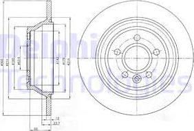 Delphi BG4238C - Тормозной диск www.parts5.com