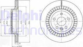 Delphi BG4270 - Brzdový kotúč www.parts5.com