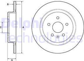 Delphi BG4760C - Brake Disc www.parts5.com