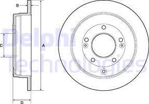 Delphi BG4767C - Disc frana www.parts5.com