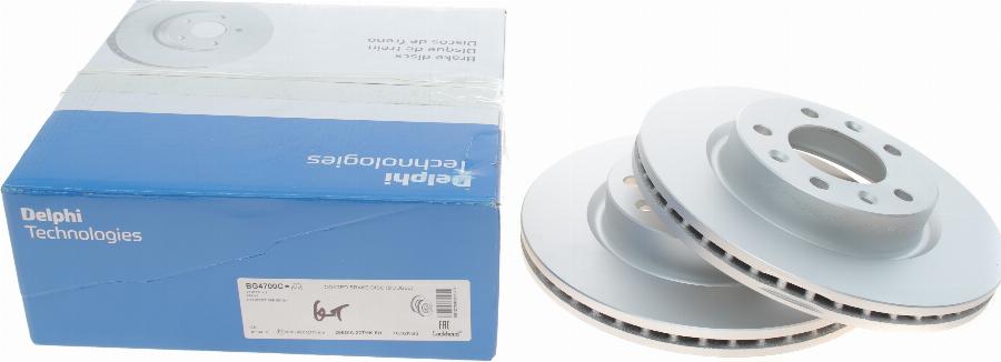 Delphi BG4700C - Brake Disc www.parts5.com