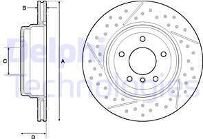 Delphi BG4714C - Disc frana www.parts5.com