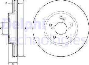 Delphi BG4785C - Zavorni kolut www.parts5.com