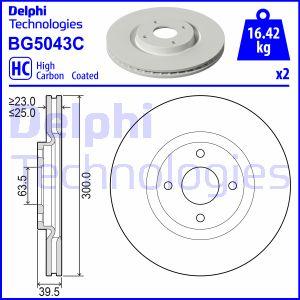 Delphi BG5043C - Brake Disc www.parts5.com