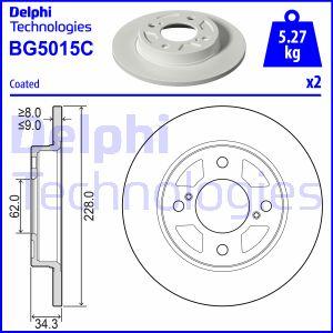 Delphi BG5015C - Brake Disc www.parts5.com