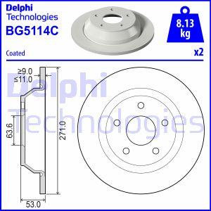 Delphi BG5114C - Brake Disc www.parts5.com